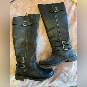 Just Fab size 7.5 Black Boots